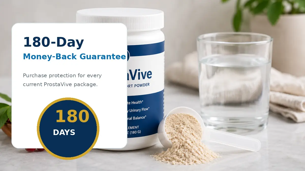 ProstaVive 180-day refund steps